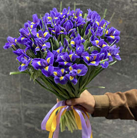 Букет "Даня, Катя, Ирисы 30 см"