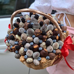 Корзина цветов Vip