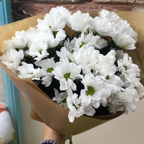 Букет цветов Белоснежка №186 - Фото 1