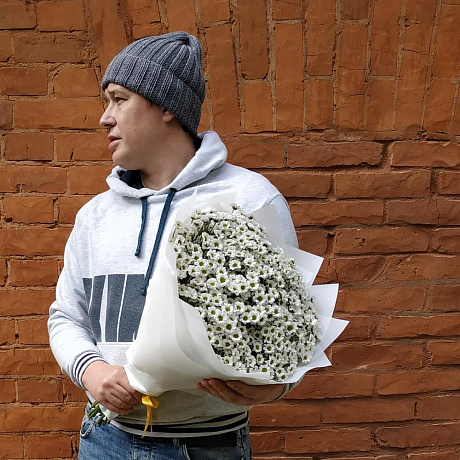 Букет цветов Белоснежка №202 - Фото 1