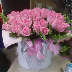Букет цветов "Розовый вальс" №2