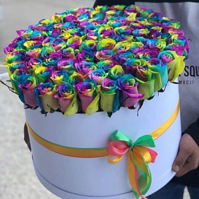 Цветы в коробке №839