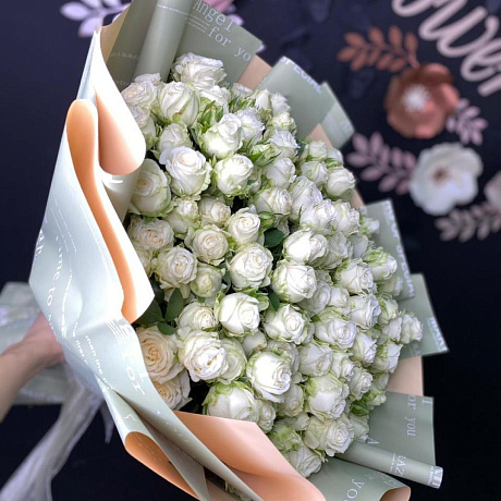 Букет цветов Чистейшее облачко - Фото 1