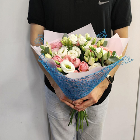 Букет цветов Нежный поцелуй №163 - Фото 1