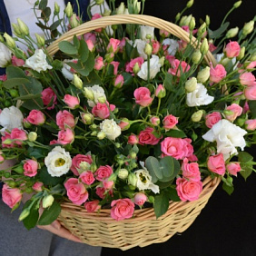 Букет цветов "Розовый вечер" №160