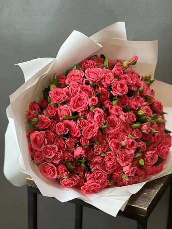 Букет из кустовых роз 51 - Фото 1