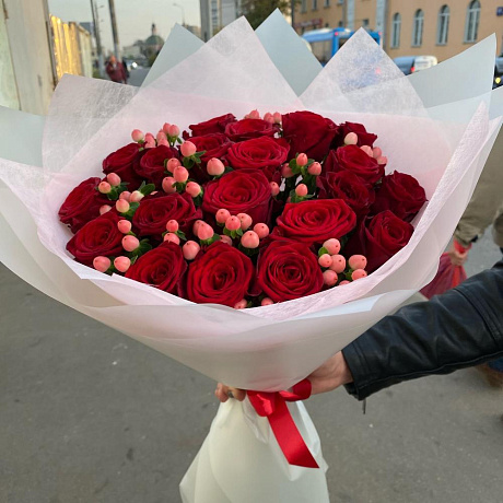 Букет цветов с любовью №200 - Фото 1