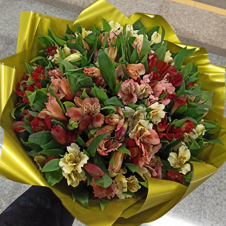 Букет из Альстрамерии микс №2 - Фото 1
