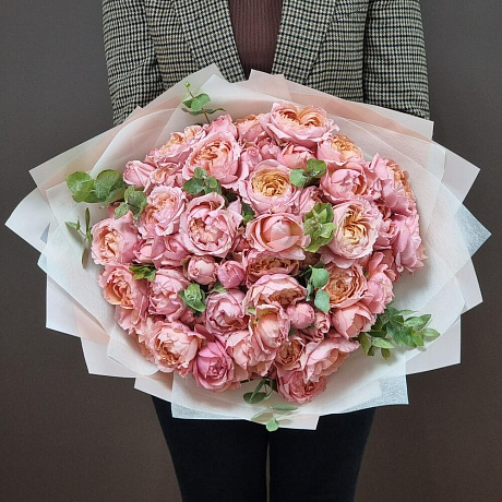 Букет из Пионовидных роз №178 - Фото 1