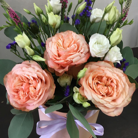 Цветы в коробке №606 - Фото 1