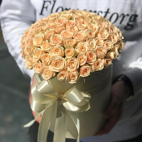 Коробки с цветами. Кустовые розы. N38