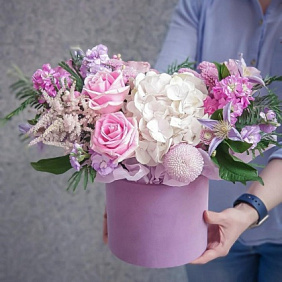 Букет цветов "Сон после десерта"