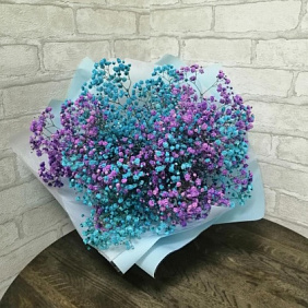 Цветное облако гипсофила