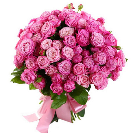Букет из 29 пионовидных роз Мисти Баблз - Фото 1
