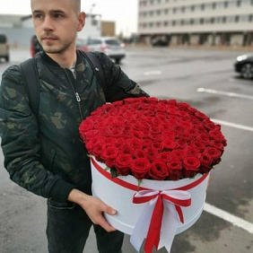 Цветы в коробке №772