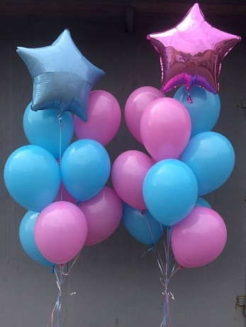 Композиция из шаров Близнецы 2 - Фото 1