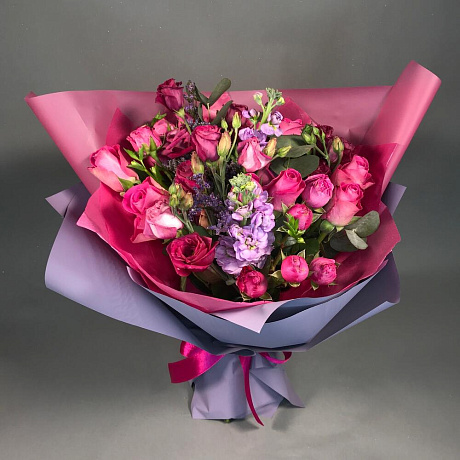 Букет цветов Hot pink №2 - Фото 1
