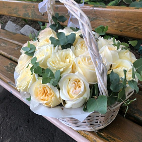 Букет цветов "Белый ангел" №167