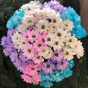 Букет с хризантемами №299