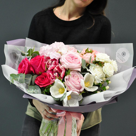 Букет цветов Утренний бриз №161 - Фото 1