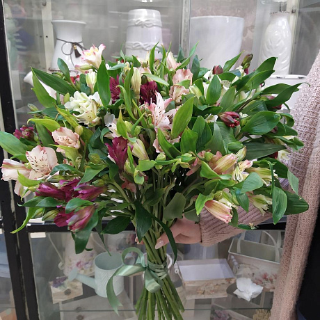 Букет из 25 альстромерий №162 - Фото 1