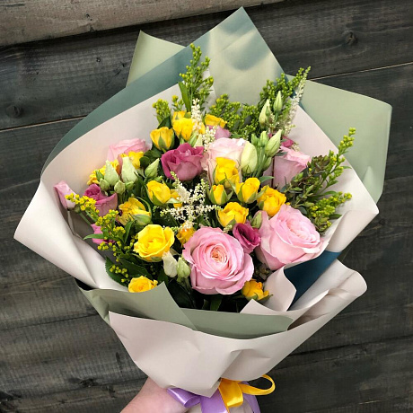 Букет цветов Солнечный зайчик №165 - Фото 1
