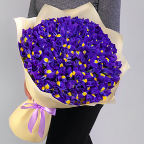 Букет из 101 ирисов №45