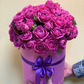 Цветы в коробке №324