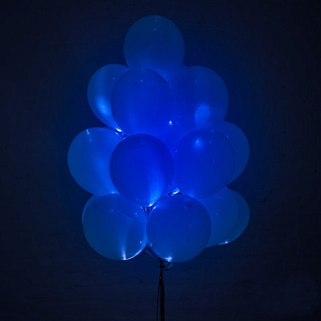 Синие светящиеся шары - Фото 1