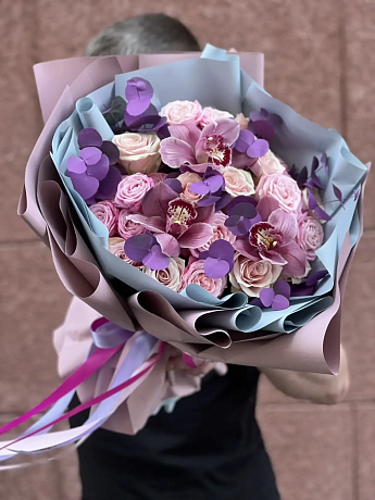 Букет цветов Волшебство цвета - Фото 1