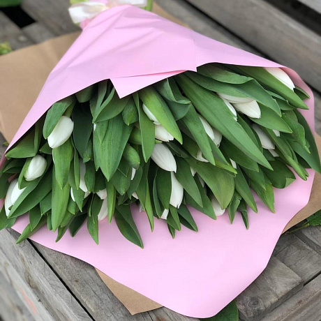 Букет из 49 тюльпана №2 - Фото 1