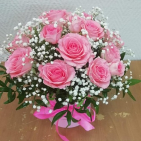 Цветы в коробке №614