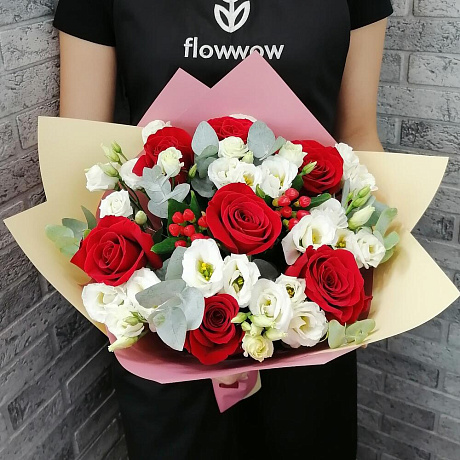 Букет цветов Мелодия любви №162 - Фото 1