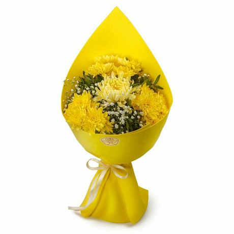 Букет Желтый бархат (мини) - Фото 1