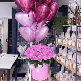 101 роза коробке