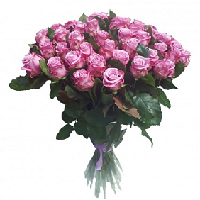 51 Сиреневая роза 50 см