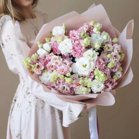 Букет эустом №164 - Фото 1