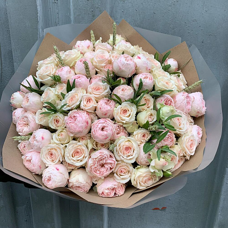 Букет цветов Нежный №197 - Фото 1