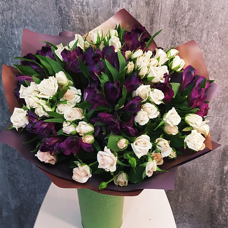 Букеты цветов Взрыв чувств №161 - Фото 1