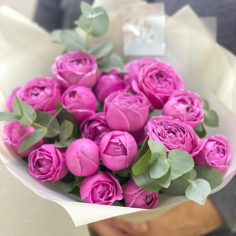 Букет цветов Misty Bubbles №163 - Фото 1