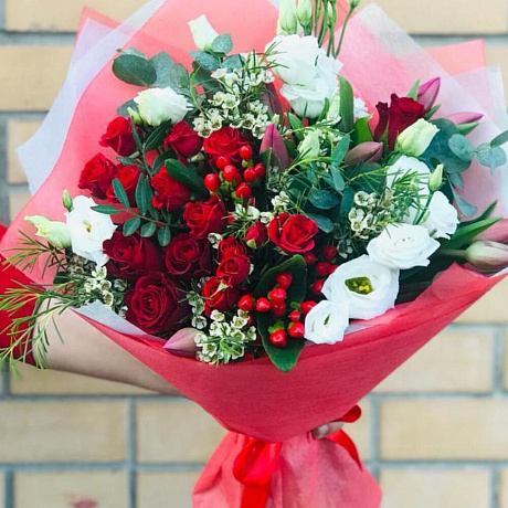 Букет цветов Сердечная благодарность №160 - Фото 1