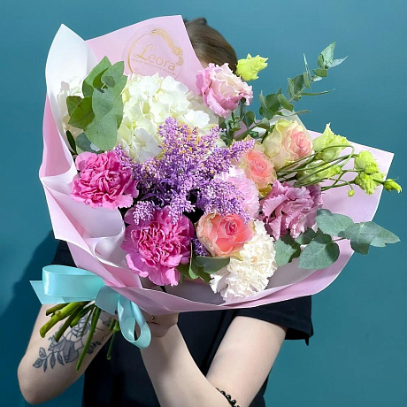 Букет цветов Воздушная акварель №165 - Фото 1