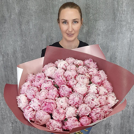 Букет Пионовый рай №163 - Фото 1