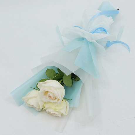 Букет цветов Ароматный комплимент Вайт ОХара - Фото 1