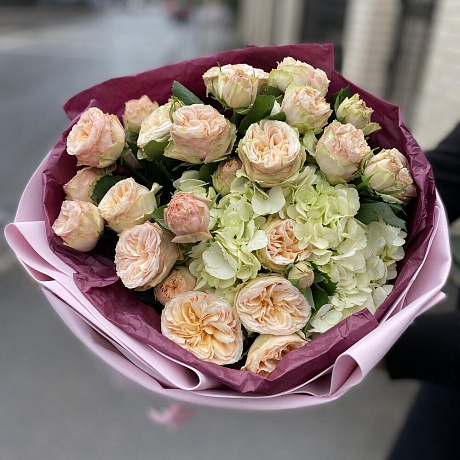 Букет цветов Нежное настроение №160 - Фото 1