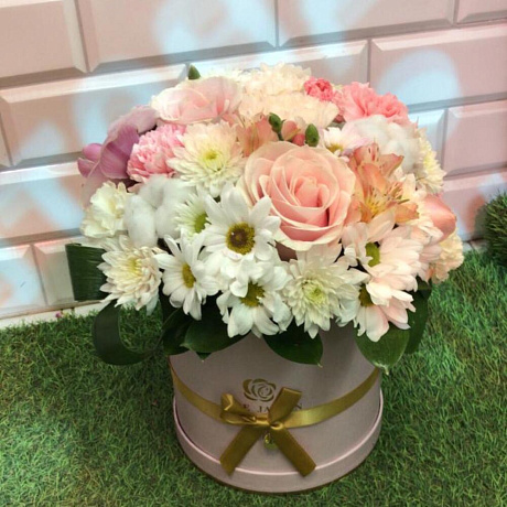 Цветы в коробке №388 - Фото 1