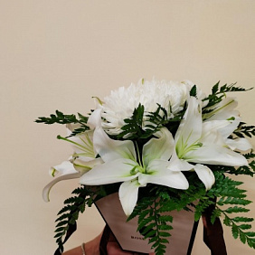 Цветы в коробке №488