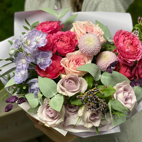 Букет Малиновый сорбет - Фото 1