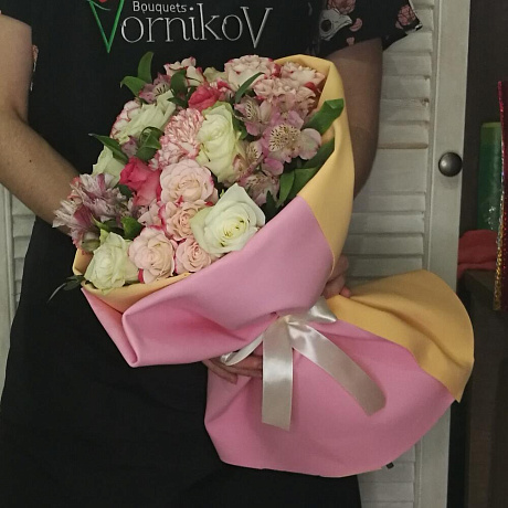 Букет цветов Время поцелуя №161 - Фото 1