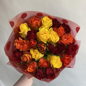 Яркий микс из роз "S" №160